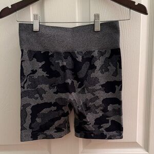 Gray Camouflage Kids Shorts